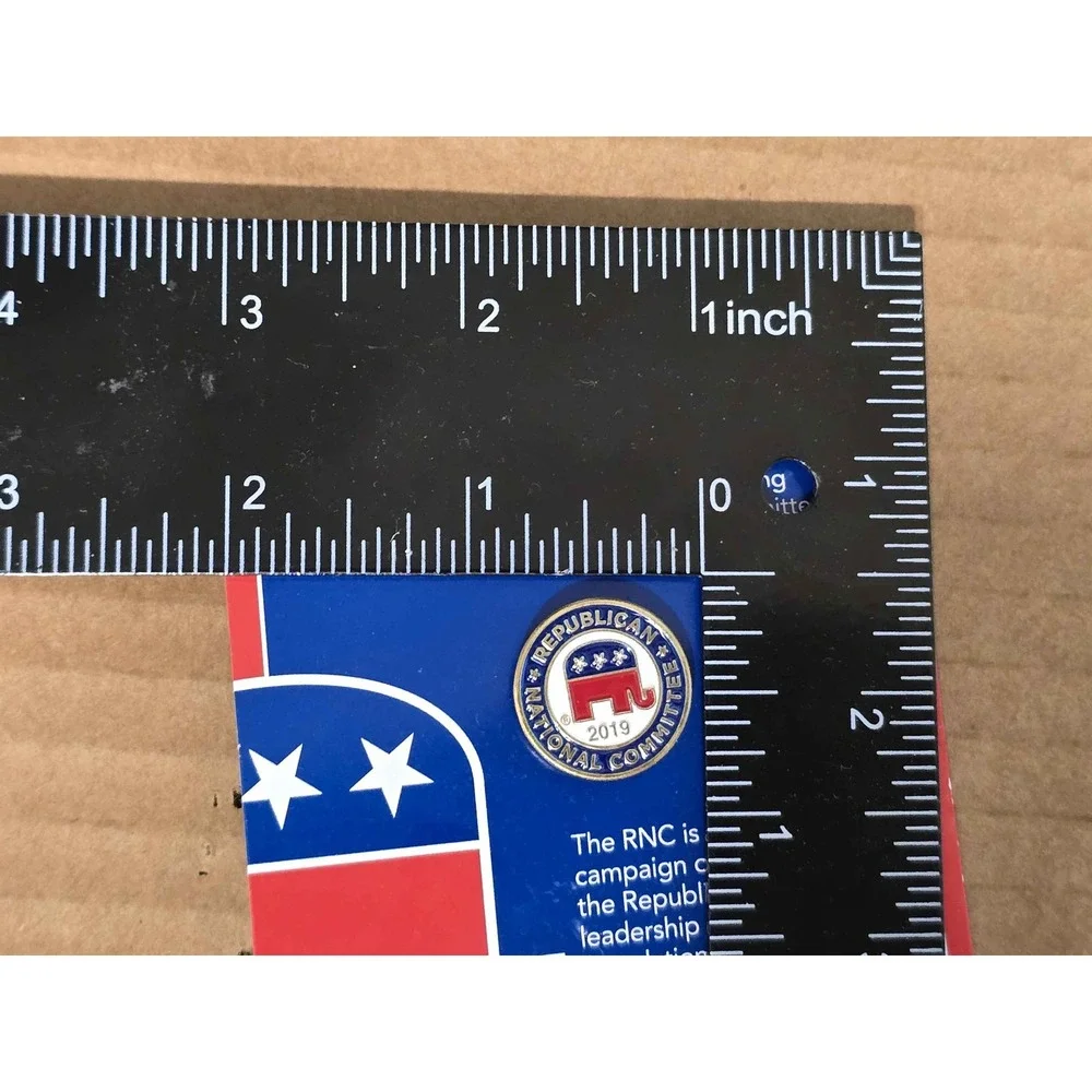 Republican National Committee 2019 Trump Sustaining Member Lapel Hat Pin JB-1